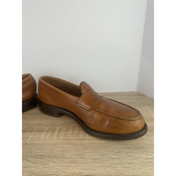 Allen Edmonds Cole Penny Loafers Brown Leather Men’s 9.5 D Made USA Dress Shoes main image 15